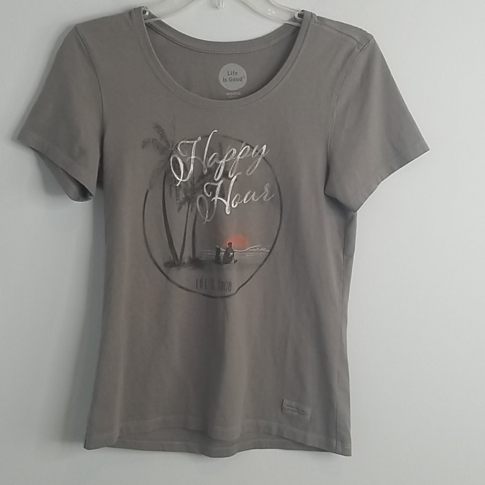 Life Is Good HAPPY HOUR Classic Fit Tee XS